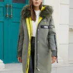 Coat Details Winter Fluffy Parka Coat Zipper Hat