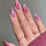 Instantly Upgrade Your Look With, 24pcs Y2K Almondnails Crystal Cat Eye Tip Pres