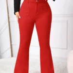 SHEIN EZwear Plus Size Solid Color Denim Jeans