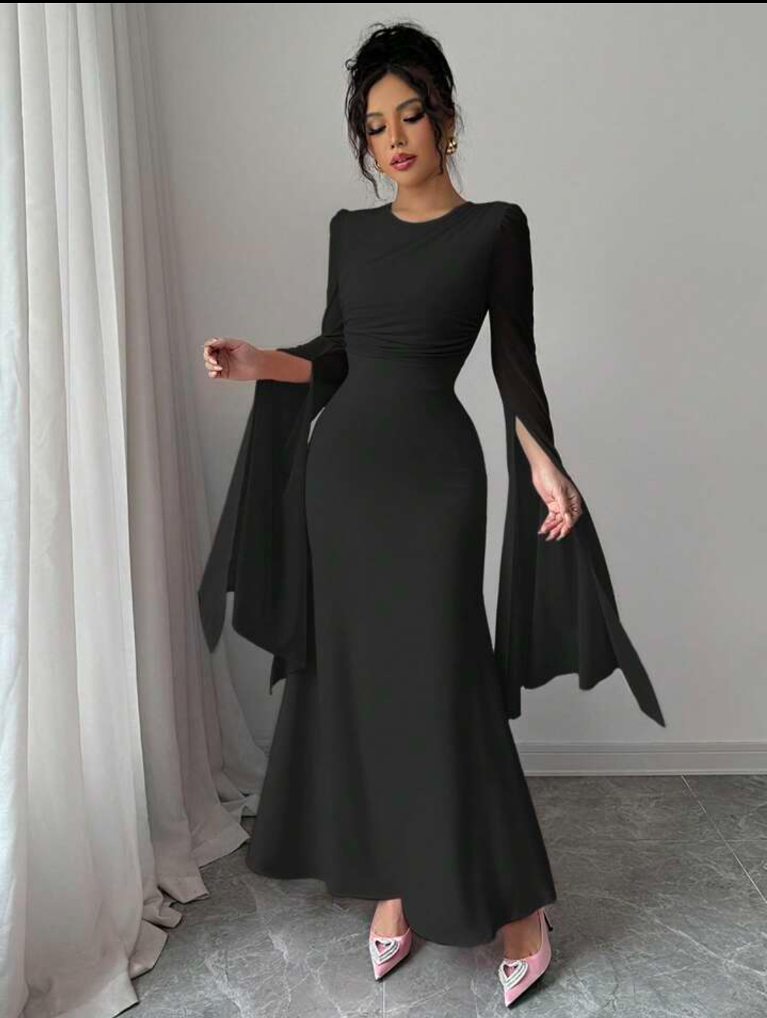 dress women elegant split Amazon.com: Women's Fall Long Sleeve Split Hem Pleated Cocktail Dress Party Luxury Club Dress Khaki S : Clothing, Shoes & Jewelry
